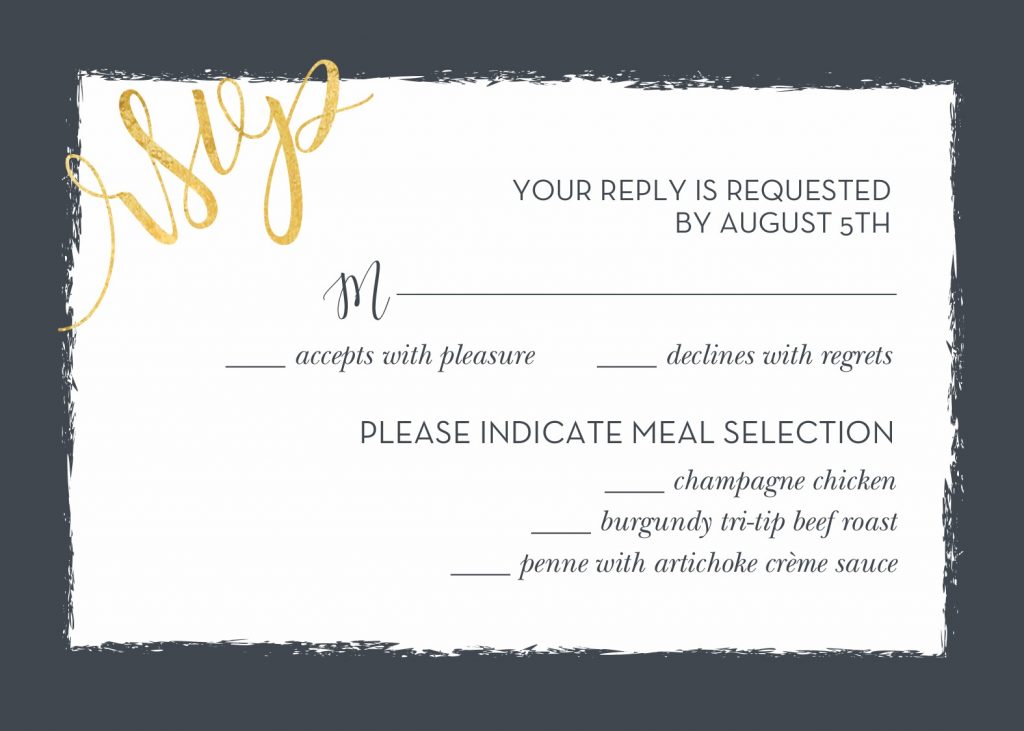 Wedding RSVP Wording And Card Etiquette Shutterfly