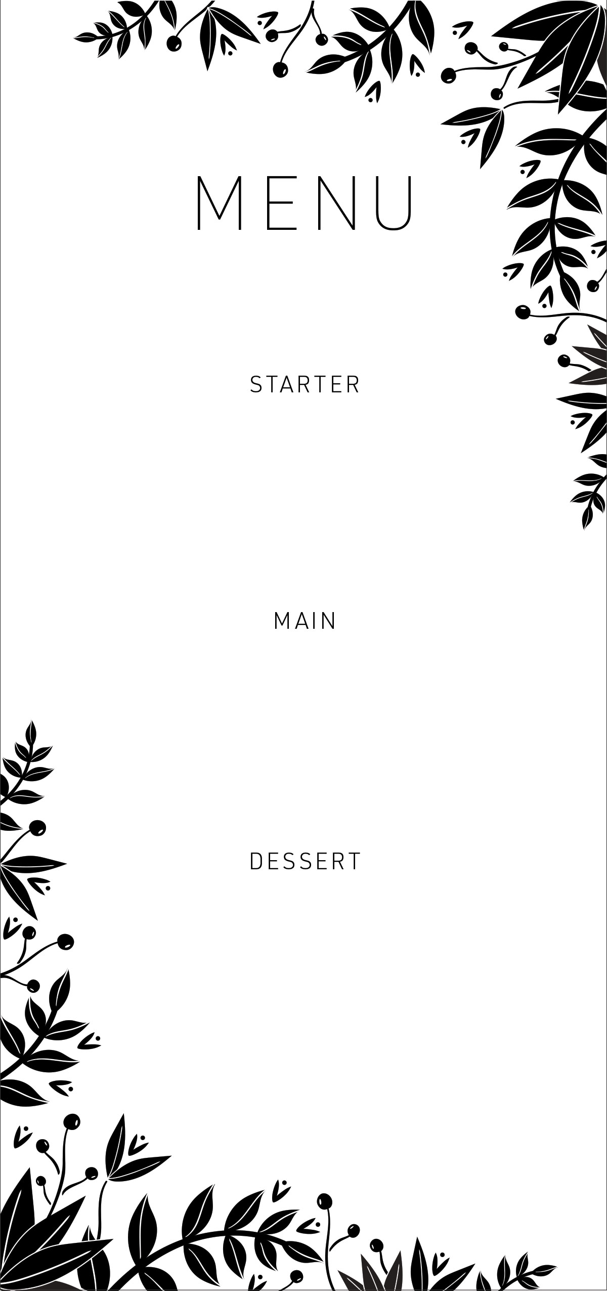 Free Printable Dinner Party Menu Template Of Birthday Party Menu Design 