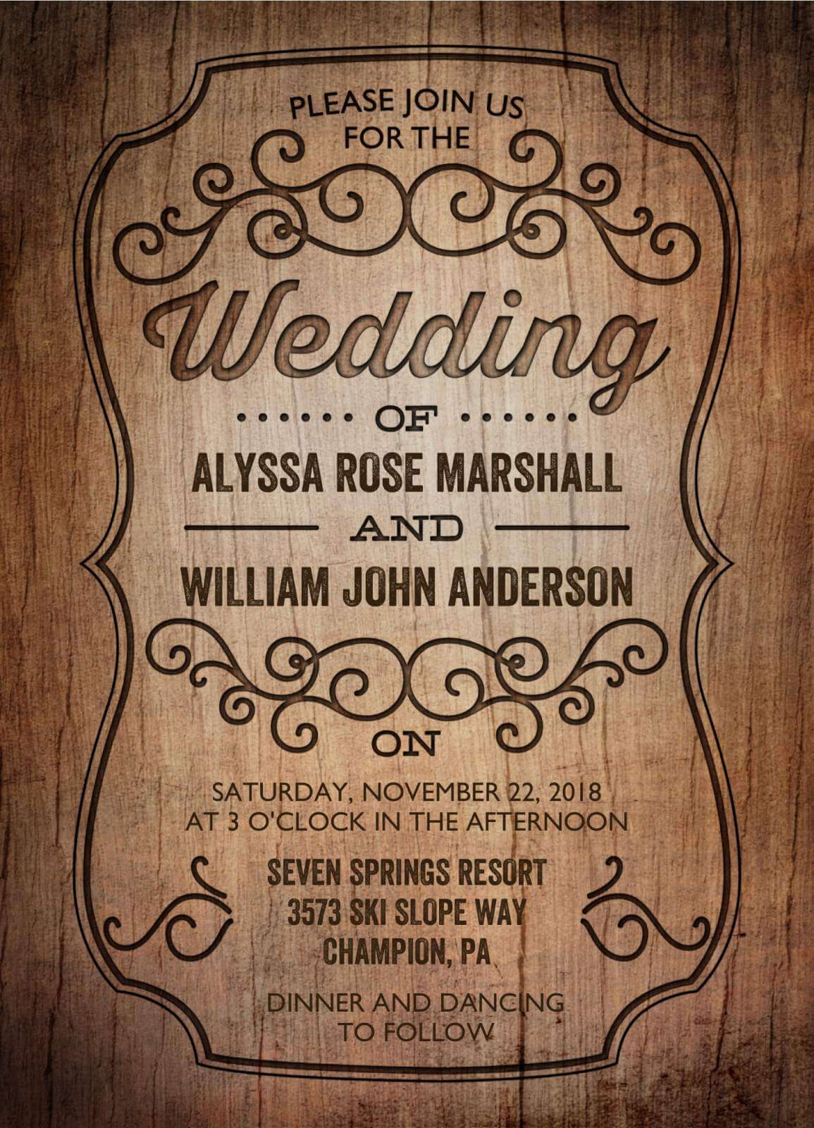 Burlap Lace Rustic Wedding Invitations Showcase