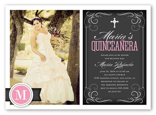 Quinceanera Invitations With Picture 10