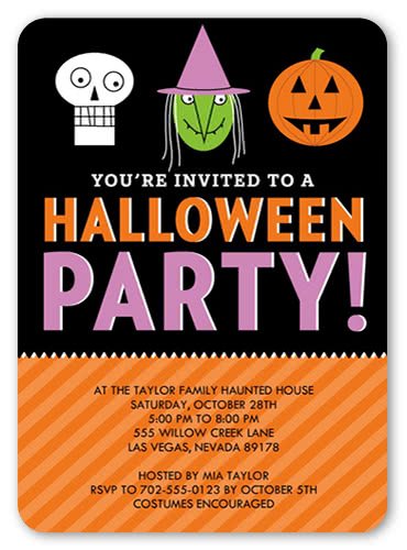 Halloween Party Invitation Text 8