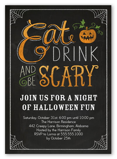 18 Halloween Invitation Wording Ideas Shutterfly