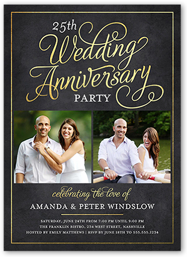25th Anniversary Party Ideas And Themes Shutterfly