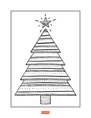christmas holiday coloring pages