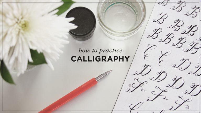 How To Do Calligraphy for Your Wedding | Shutterfly
