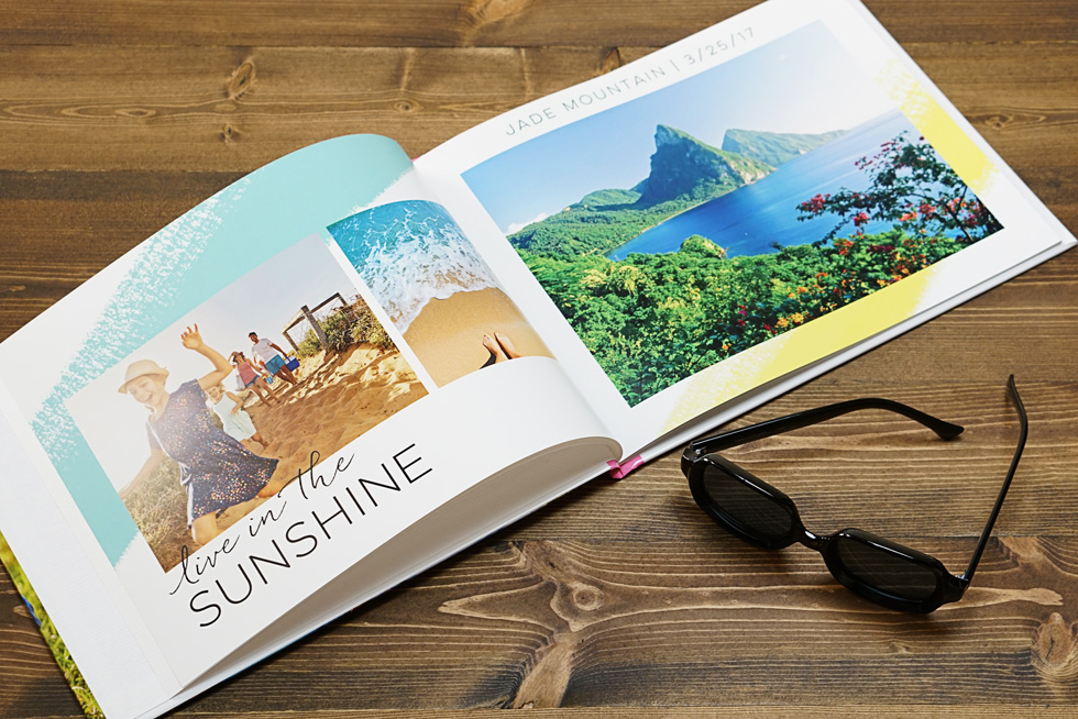 create travel photo book