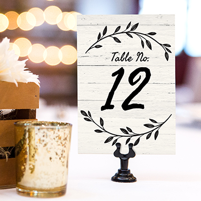 9 Printable Table Numbers To Add Elegance To Your Centerpiece