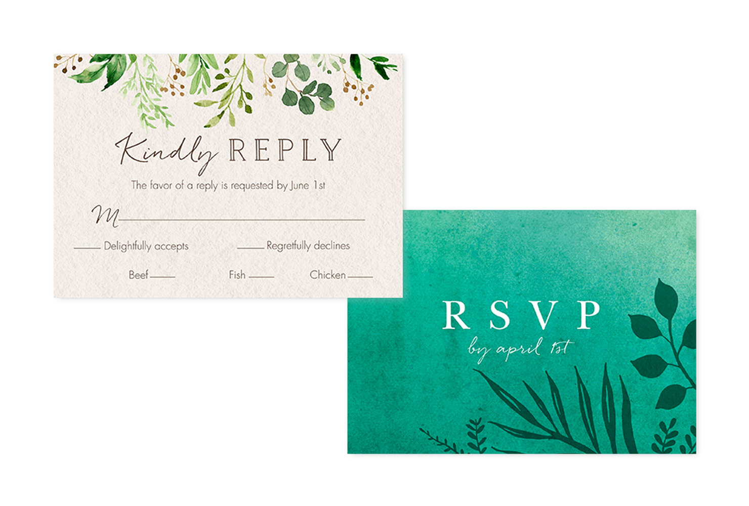 Picking The Perfect RSVP Card Size For Your Wedding Shutterfly