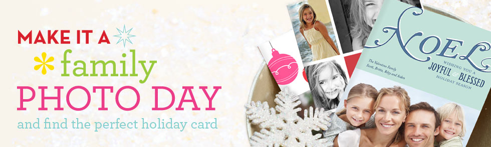Make It A Family Photo Day And Find The Perfect Holiday Card